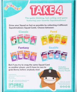 Alternative view of Squishmallows TAKE 4 Card Game