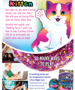 Alternative view of Trendsetters Putty Pets Curious Kitten