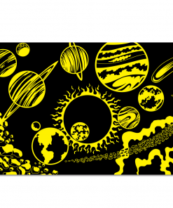Alternative view of Puzzle Doubles - Glow In The Dark - Space