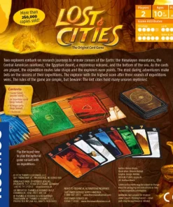 Alternative view of Lost Cities: Card Game