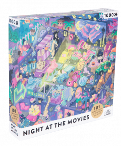 NIGHT AT THE MOVIES JIGSAW PUZZLE
