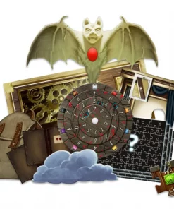 Alternative view of EXIT Nightfall Manor (with jigsaws)