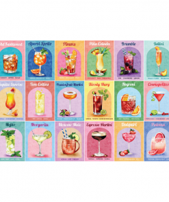 Colourful Cocktails 1000 Piece Puzzle