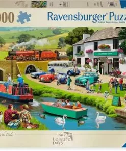 Alternative view of Jigsaw Puzzle Leisure Days No 2 Exploring the Dales - 1000 Pieces Puzzle