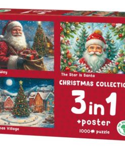 Mr.Broccoli: 3 in 1 Puzzle 1000 pcs Christmas