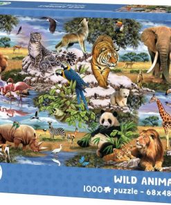 Mr.Broccoli: Puzzle 1000 pcs Wild Animals