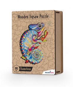 Wooden Jigsaw Puzzle Chameleon