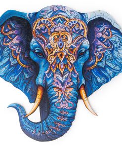 Alternative view of Wooden Jigsaw Puzzle Elephant