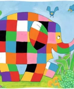 Alternative view of Elmer the Elephant My First Floor Puzzle