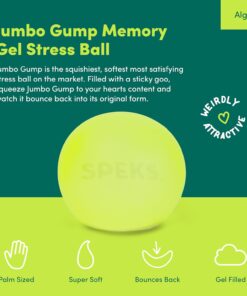 Alternative view of Speks Jumbo Gump - the Memory Gel Stress Ball