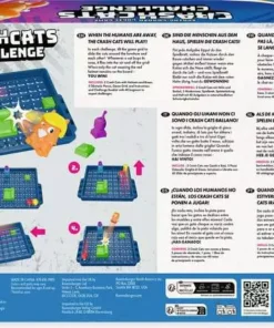 Alternative view of ThinkFun's Crash Cats: The Super Fun Spring Loaded Logic Game for Children 8+