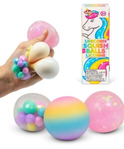 SCRUNCHEMS UNICORN 3PK DIDDY SQUISH BALLS