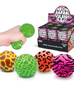SCRUNCHEMS NEON SAFARI SQUISH BALL