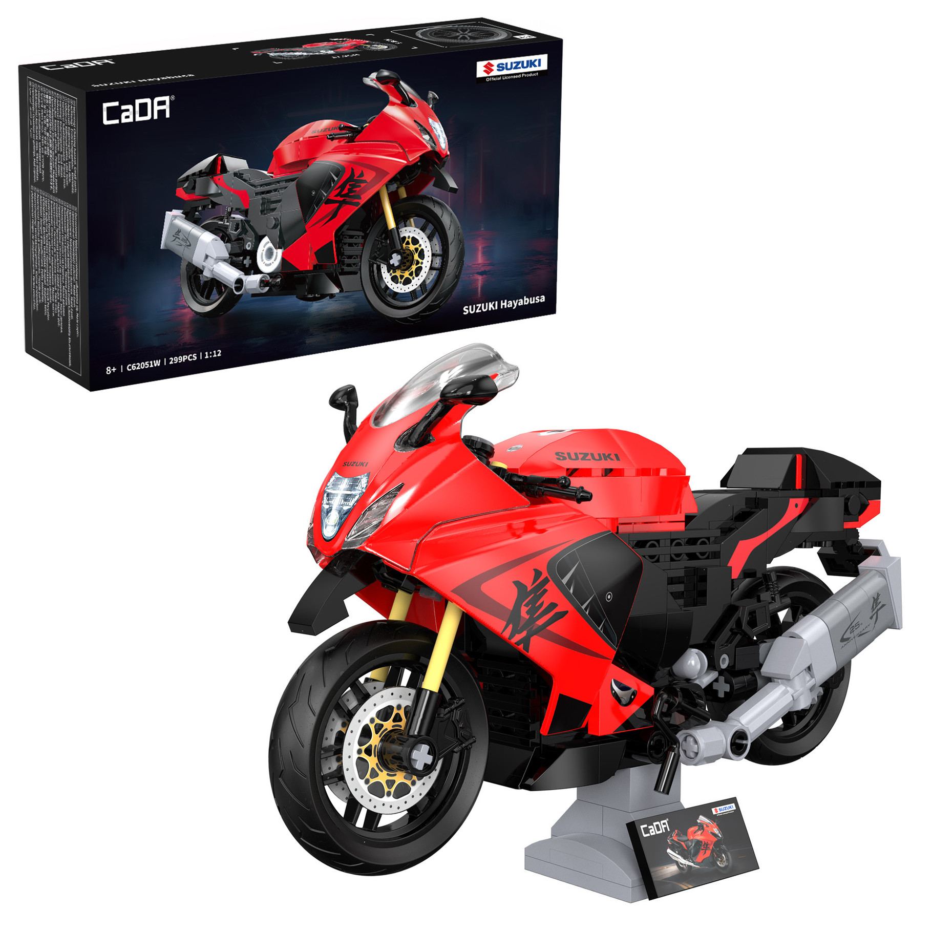 1:12 Suzuki Hayabusa Motorbike - 299 pcs - Image 2