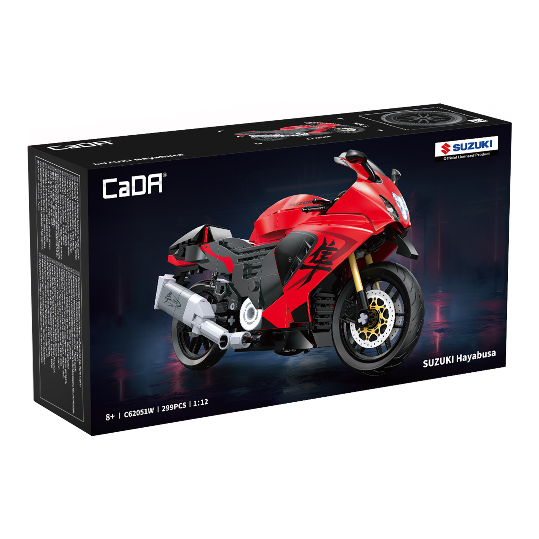 1:12 Suzuki Hayabusa Motorbike - 299 pcs - Image 6