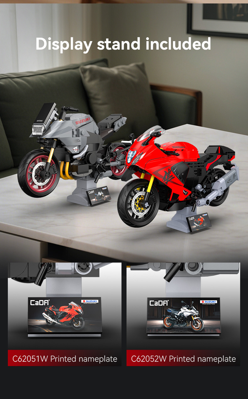 1:12 Suzuki Hayabusa Motorbike - 299 pcs - Image 7