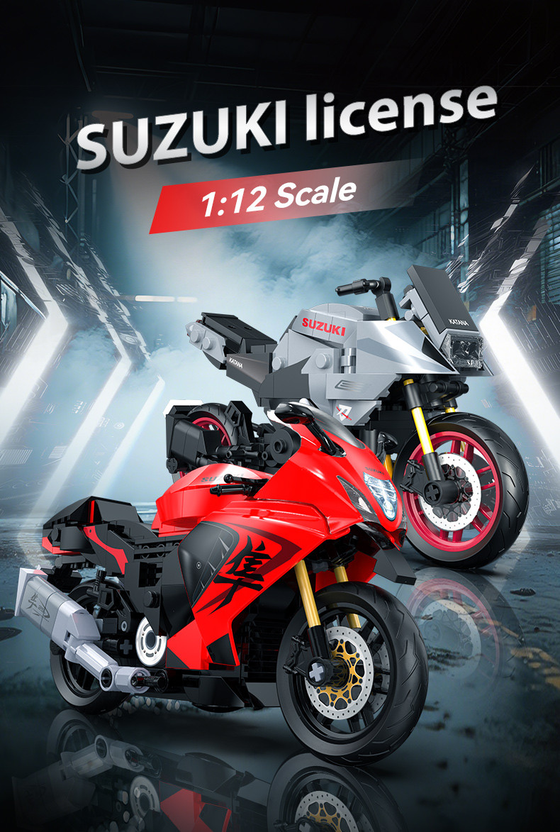 1:12 Suzuki Hayabusa Motorbike - 299 pcs - Image 11