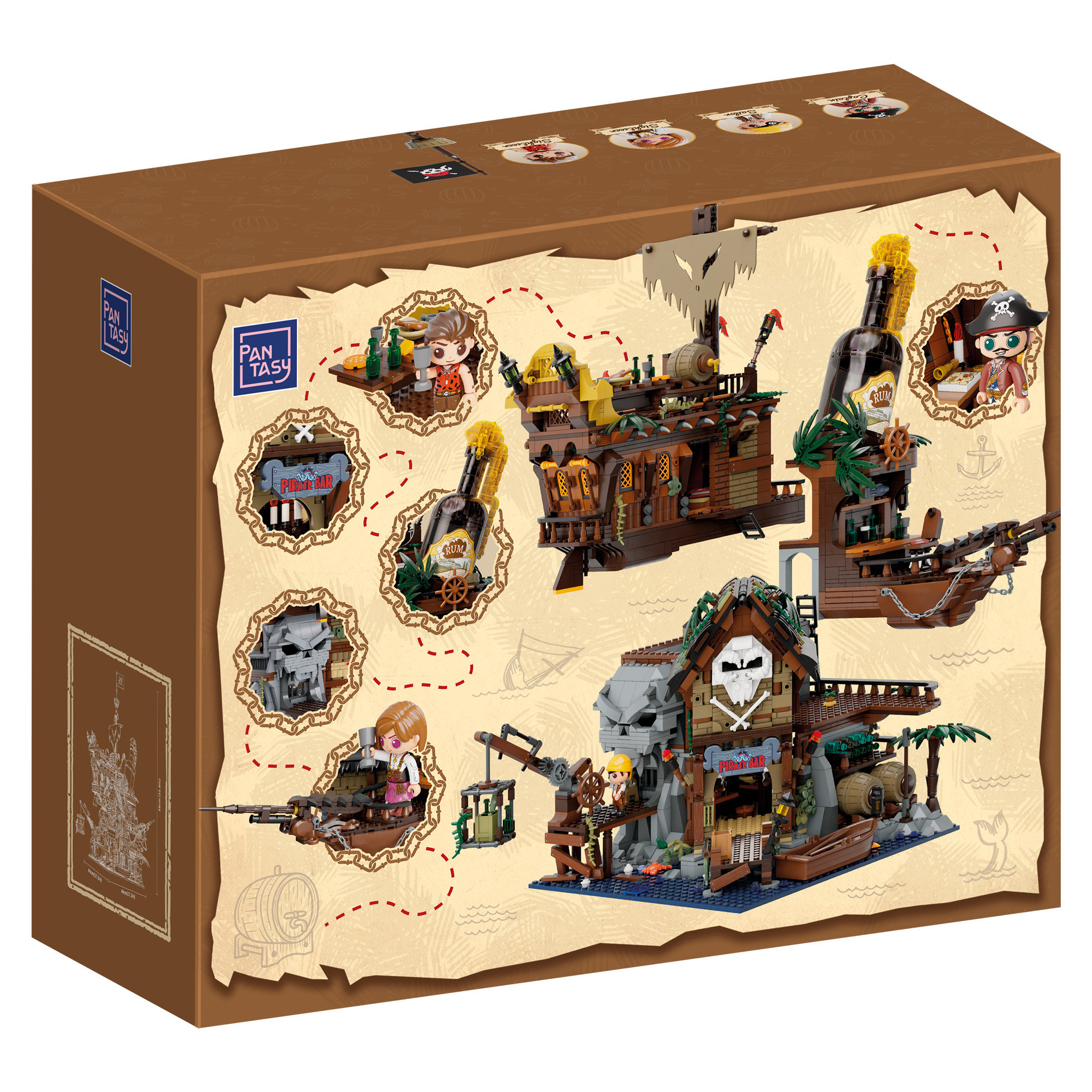 The Pirates Pub Ship Building - 2814 pcs - Image 9