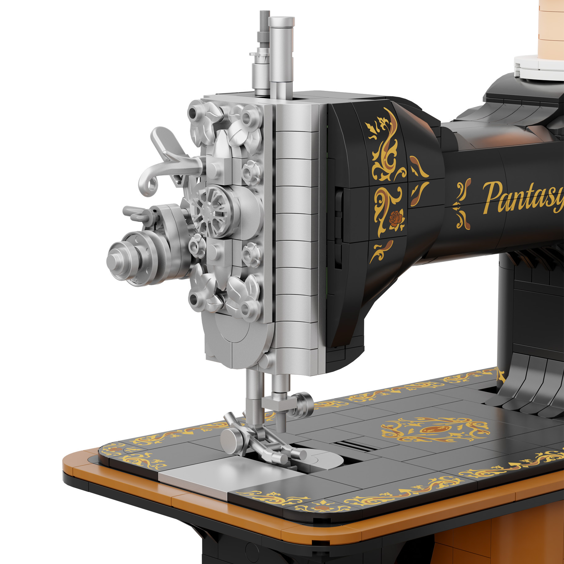 Antique Hand Crank Sewing Machine - 1360 pcs - Image 5
