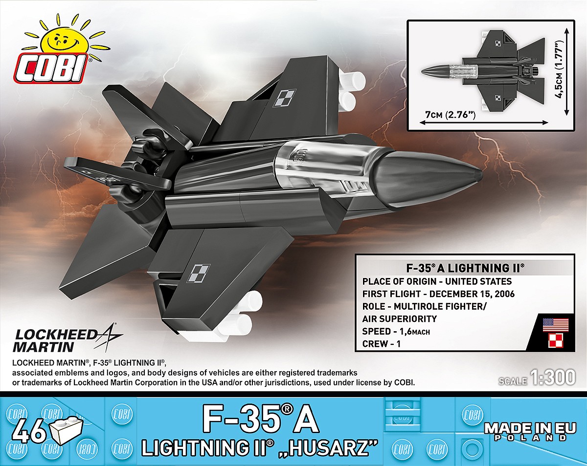 F-35A Lightning II "Husarz" 1:300 - Image 3