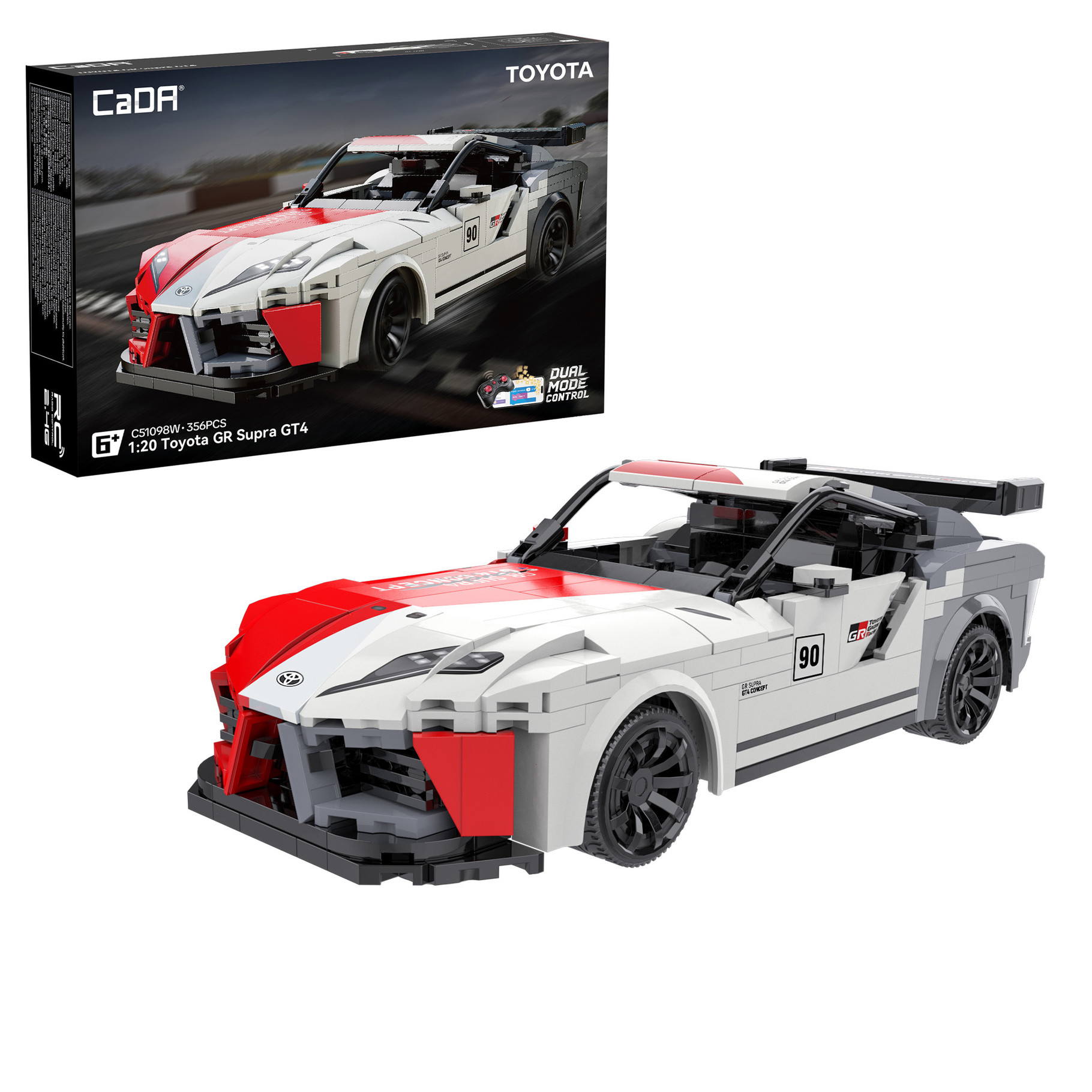 1:20 Toyota GR Supra GT4 Car - 356 pcs - Image 2