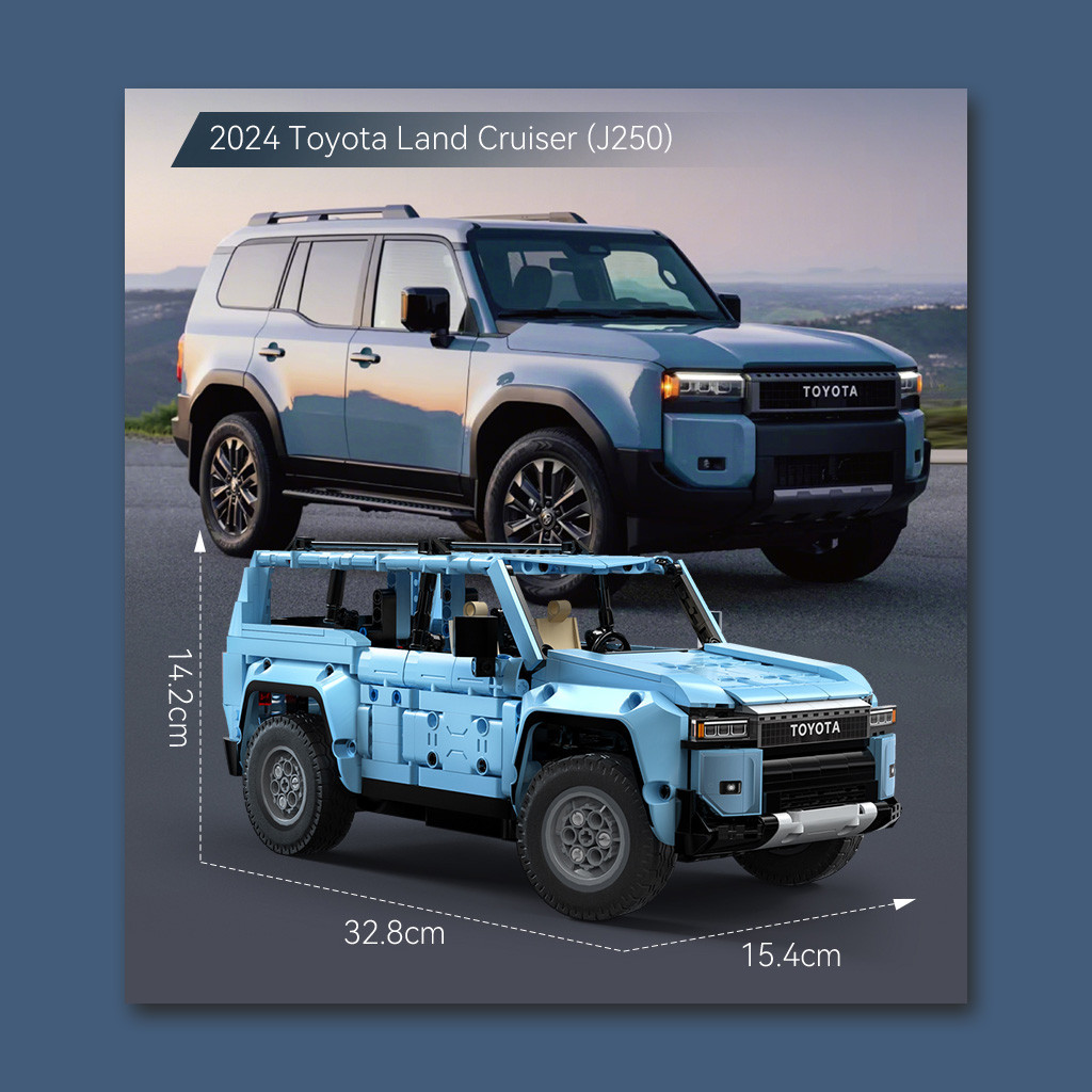 1:14 Toyota Land Cruiser J250 Prado - 586 pcs - Image 3