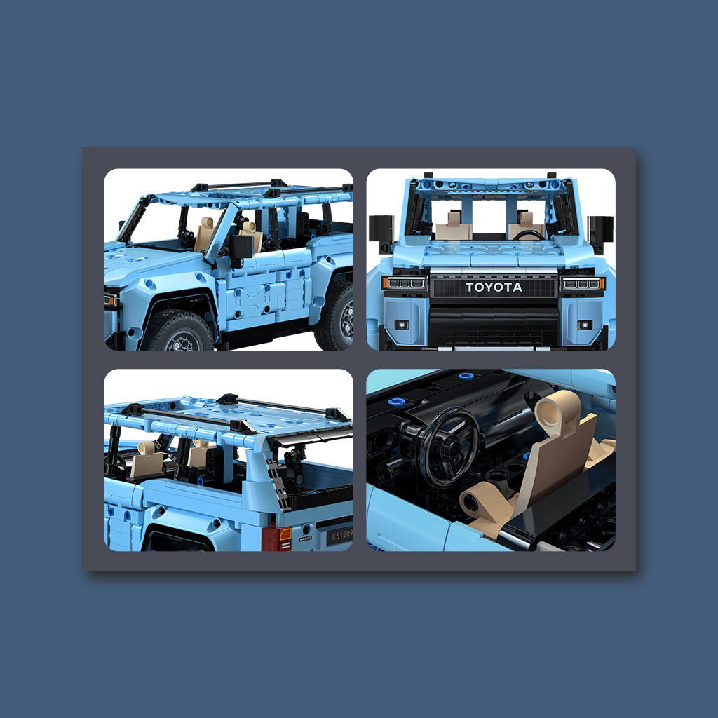 1:14 Toyota Land Cruiser J250 Prado - 586 pcs - Image 4