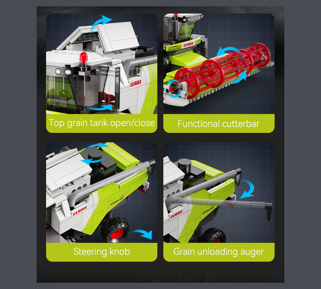 CLAAS Dominator 370 Combine Harvester - 348 pcs - Image 5