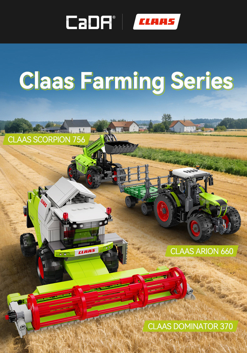 CLAAS Dominator 370 Combine Harvester - 348 pcs - Image 6