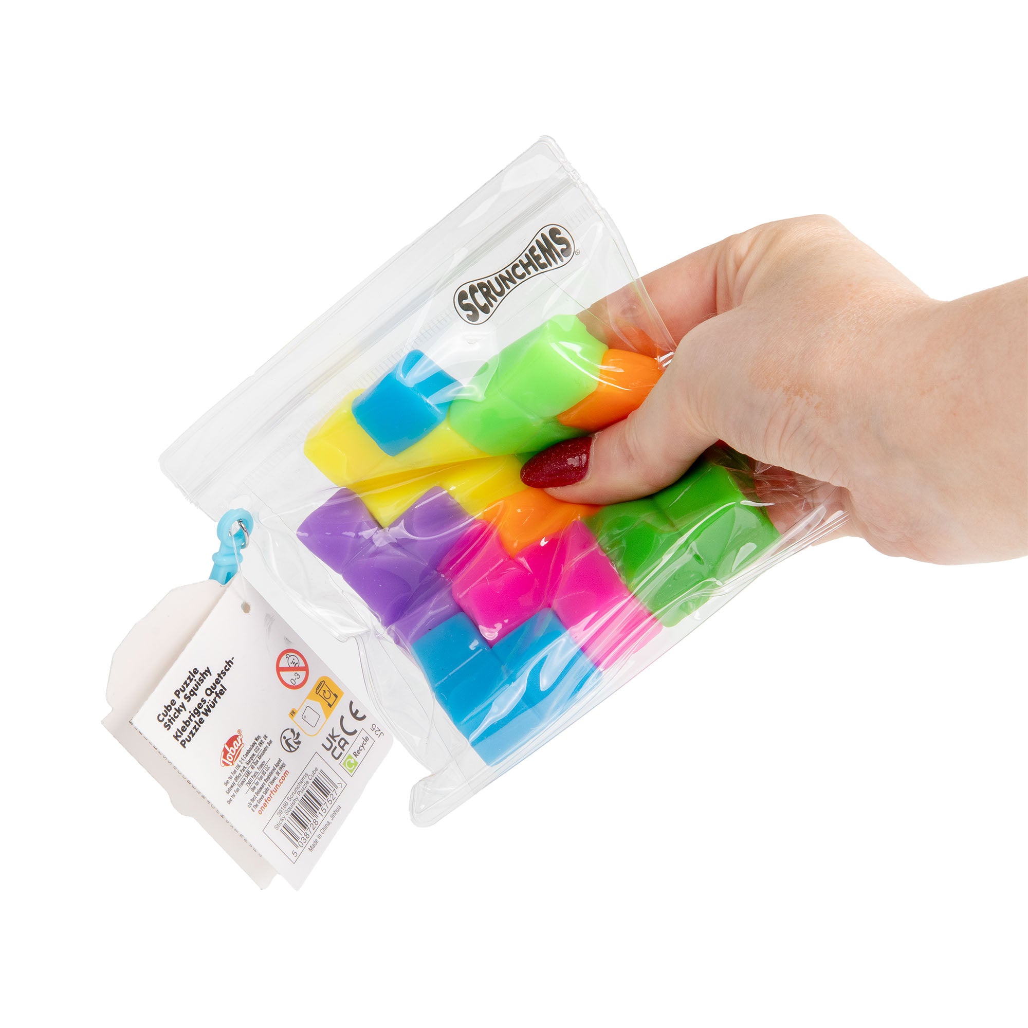 SCRUNCHEMS STICKY SQUISHY PUZZLE CUBE - Image 3