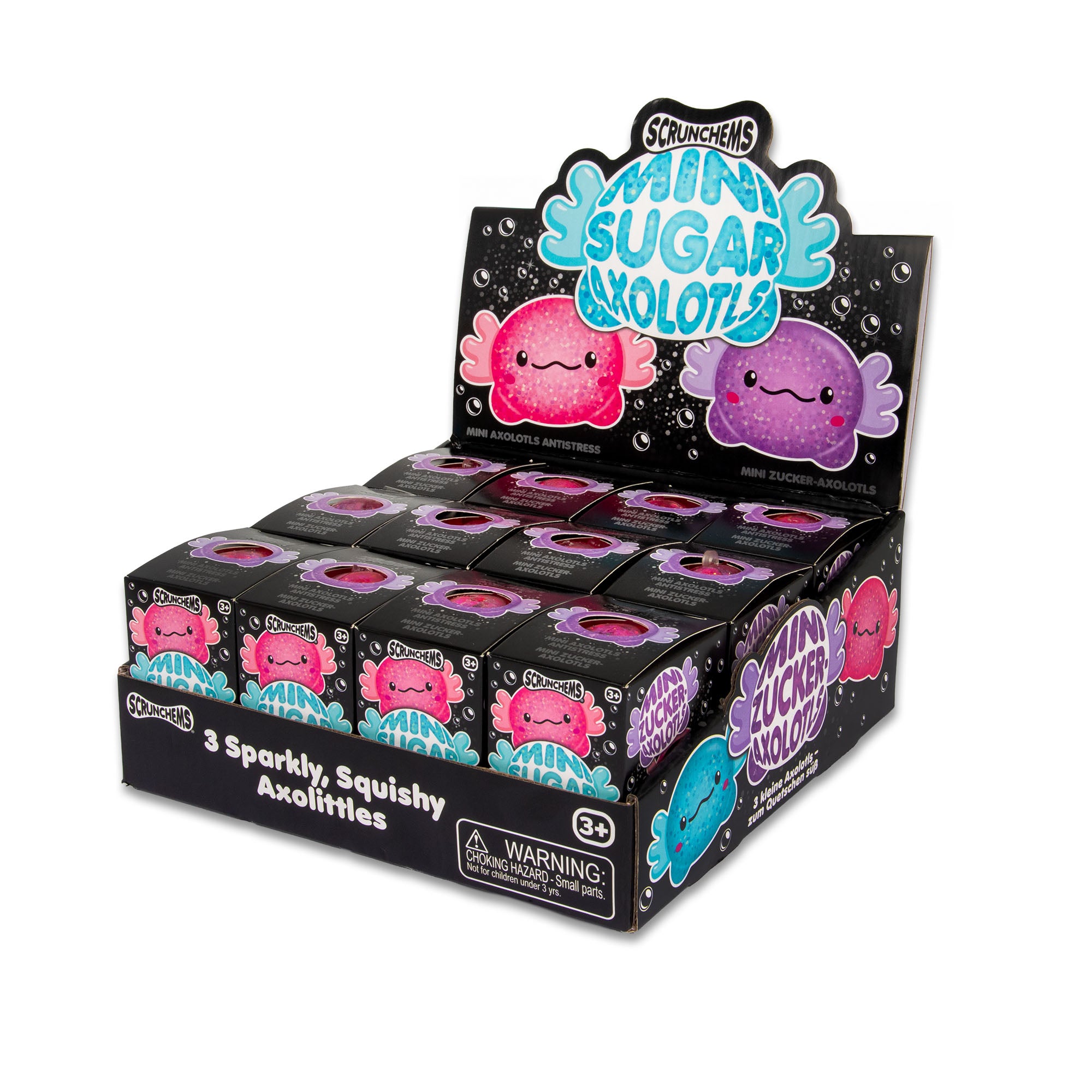 SCRUNCHEMS MINI SUGAR AXOLOTLS - 3PK - Image 3