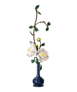 Oriental Floral Art: Serene Indigo - 324 pcs