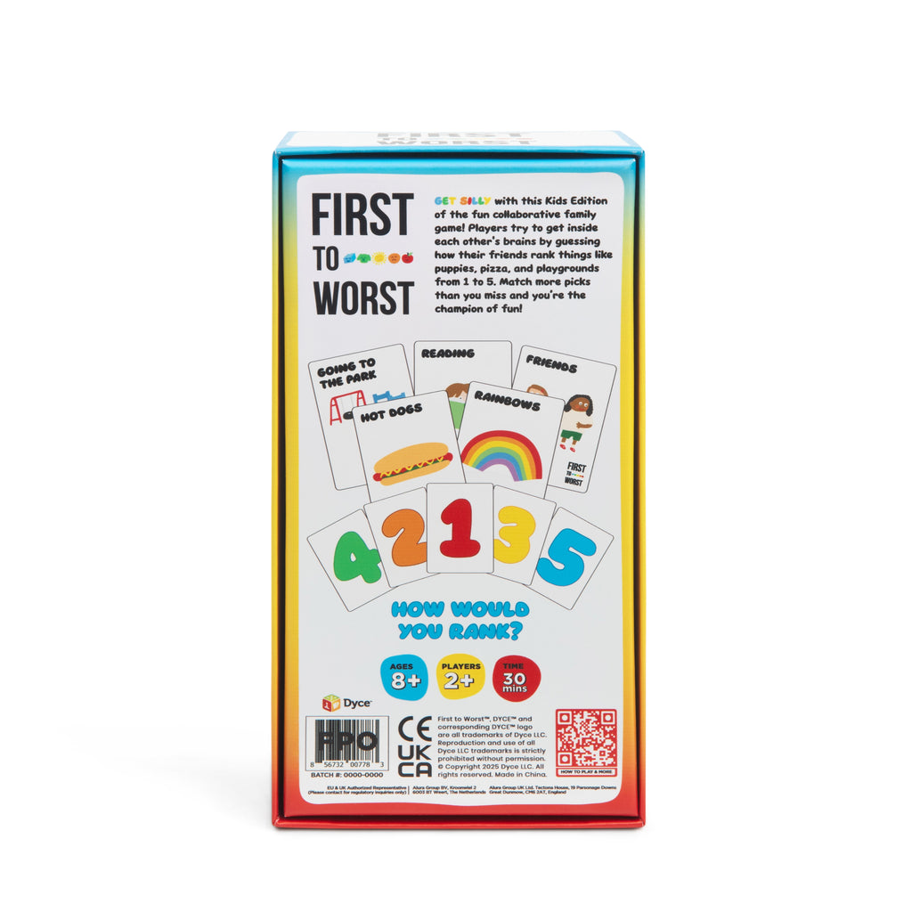 First to Worst - Kids Edition - Image 2