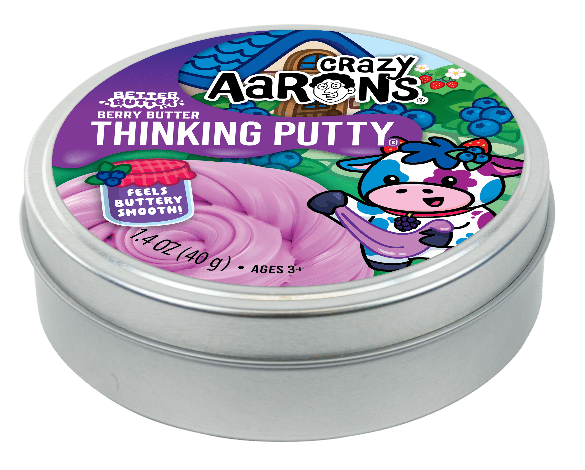 Thinking Putty 3.5 inch - Better Butter Berry - Image 2