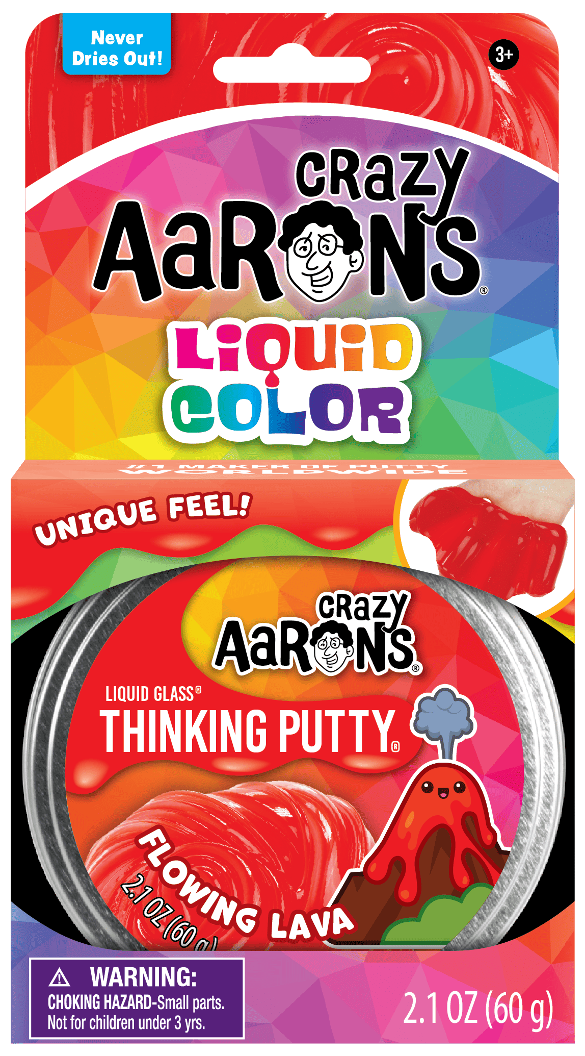 Thinking Putty 3.5 inch - Flowing Lava