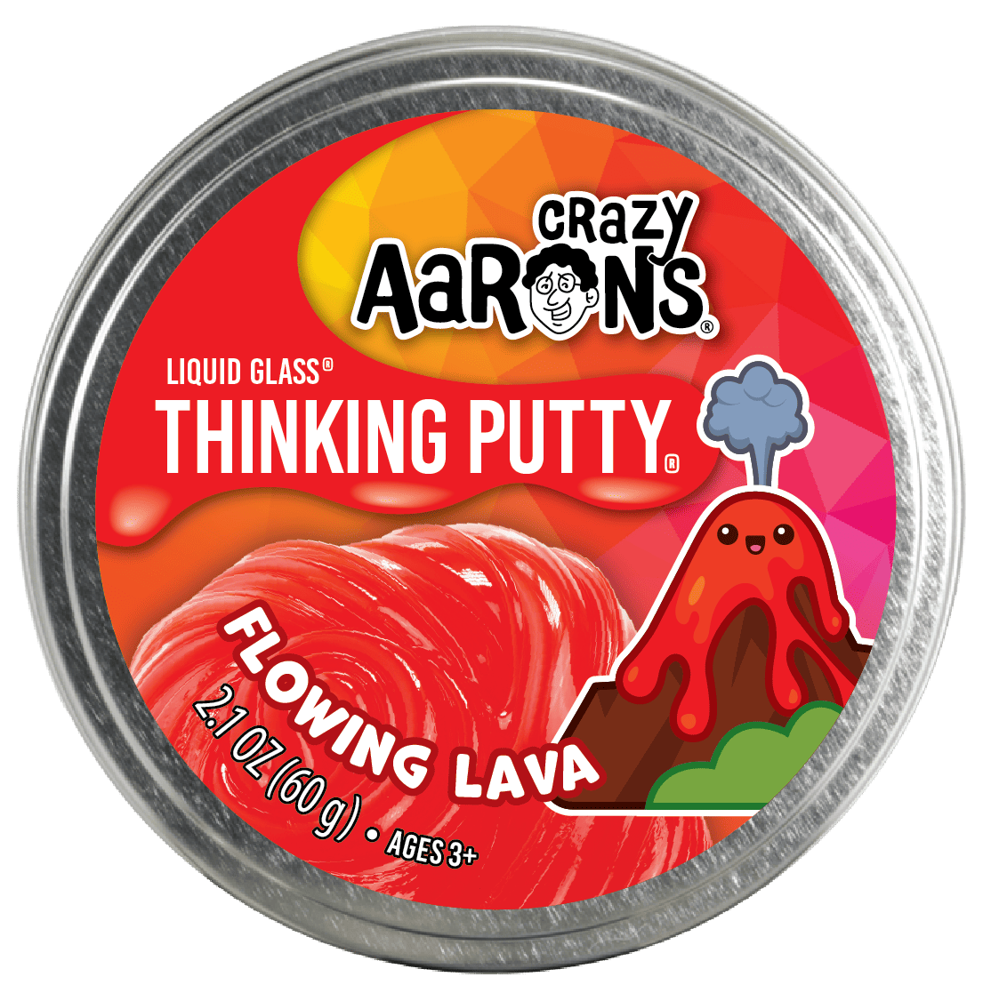 Thinking Putty 3.5 inch - Flowing Lava - Image 2