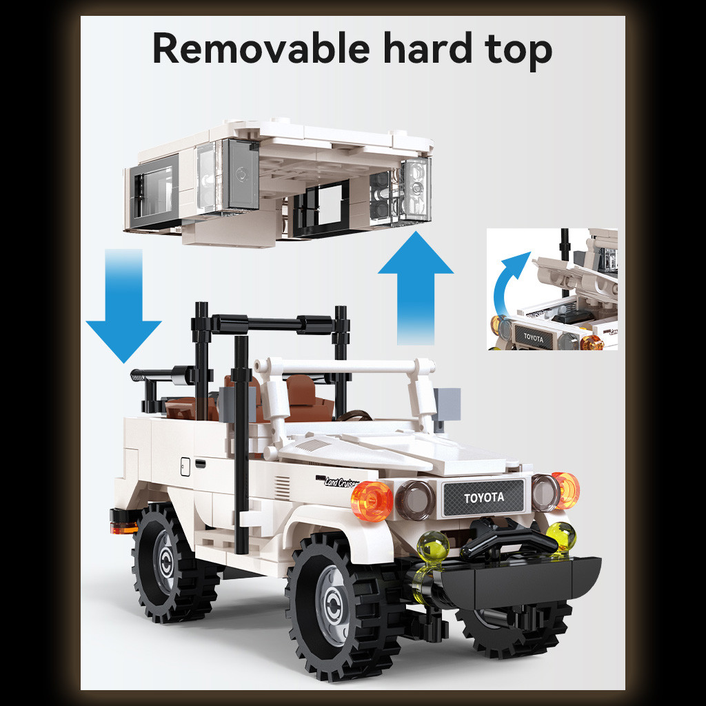 Toyota 1:24 FJ40 Land Cruiser - 373 pcs - Image 8