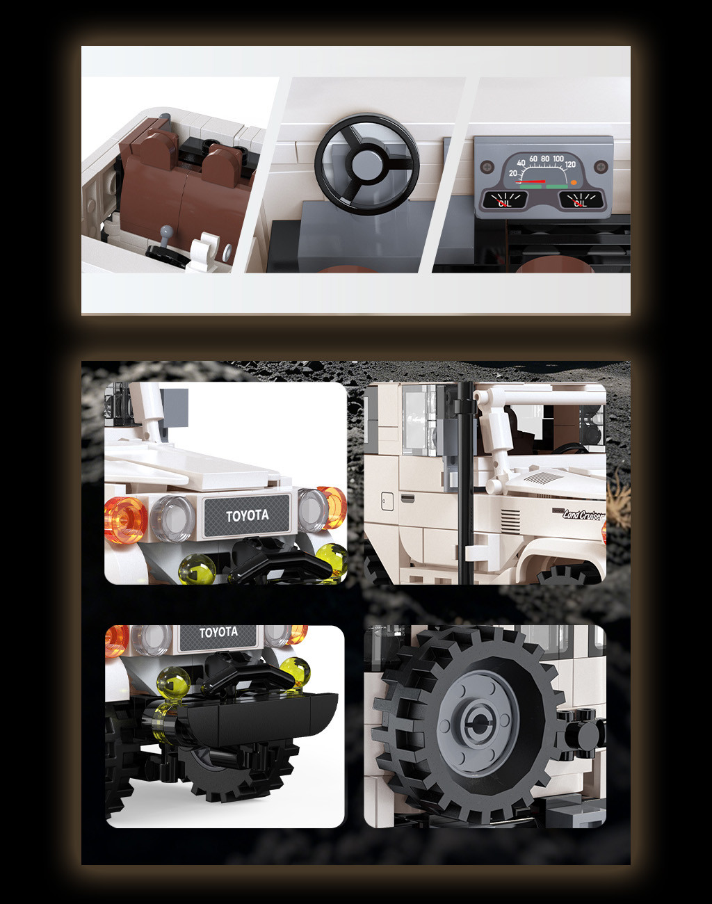Toyota 1:24 FJ40 Land Cruiser - 373 pcs - Image 7