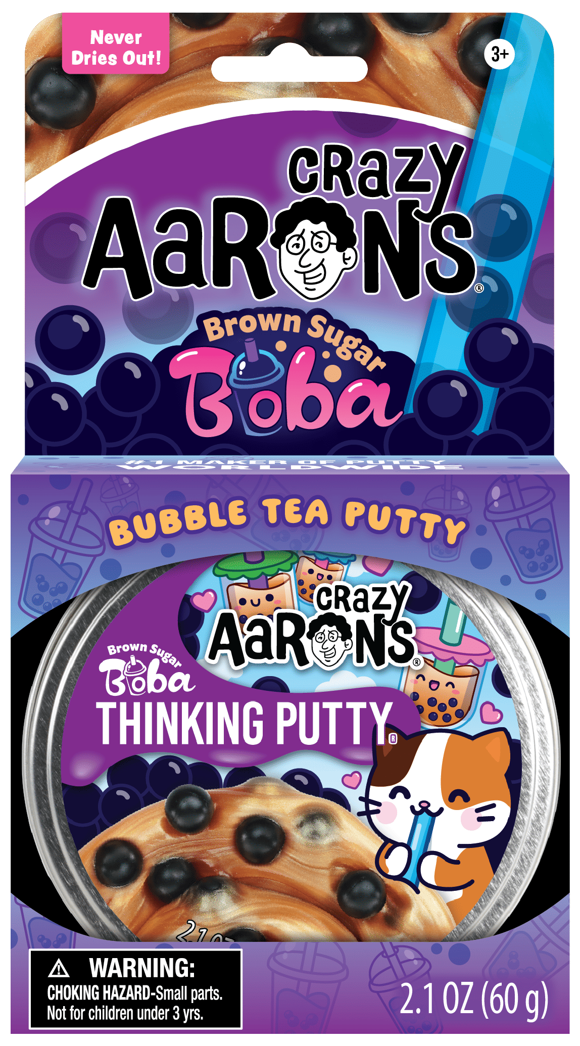 Thinking Putty 3.5 inch - Brown Sugar Boba