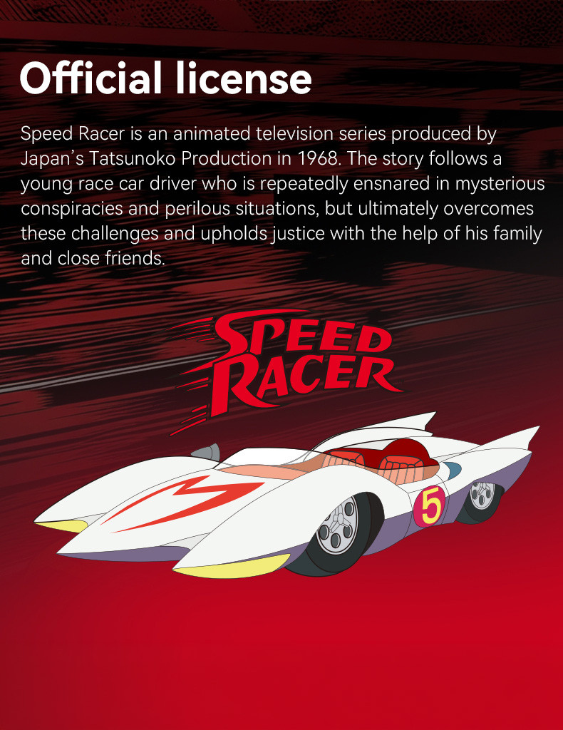 Speed Racer 1:24 Shooting Star Car - 250 pcs - Image 4