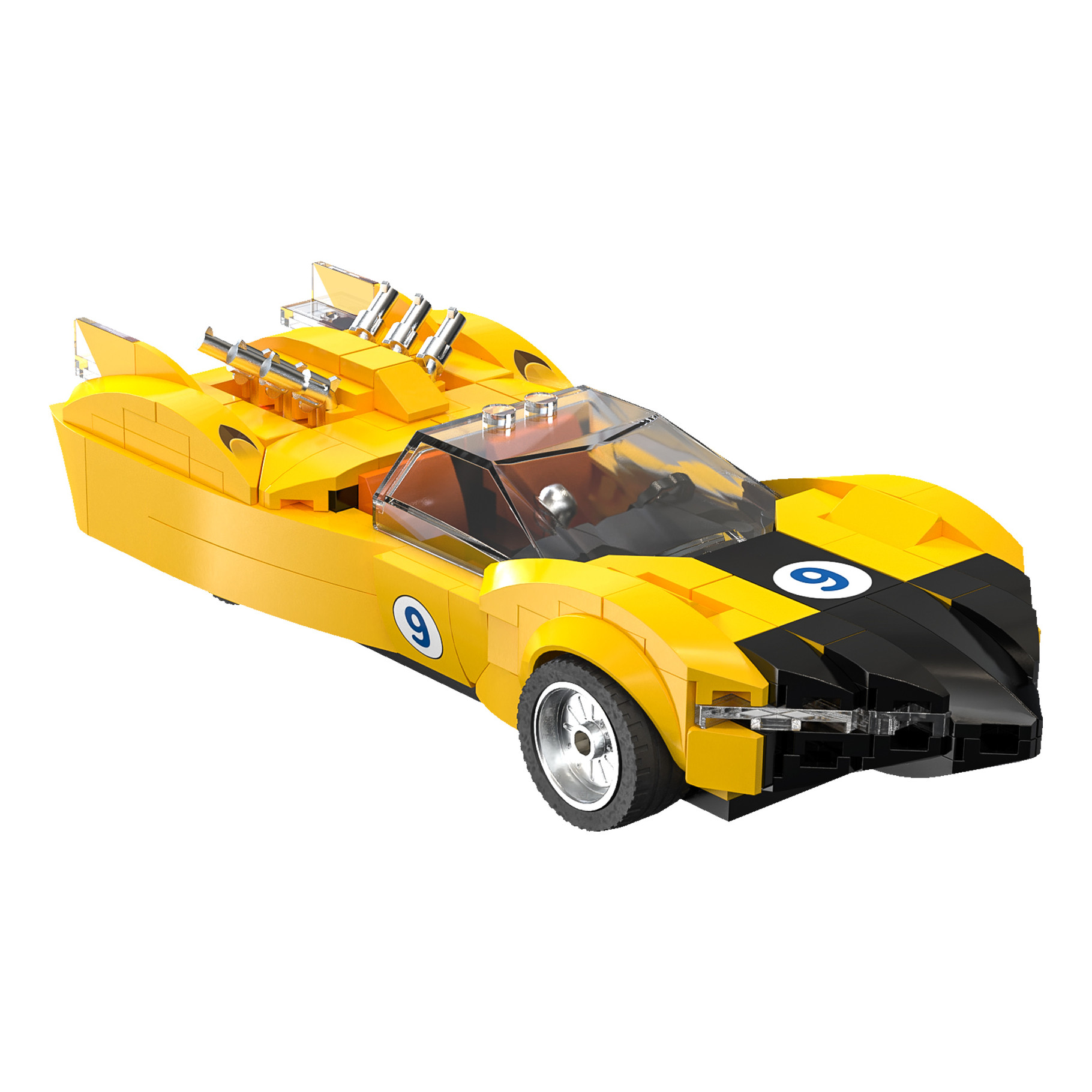 Speed Racer 1:24 Shooting Star Car - 250 pcs - Image 5