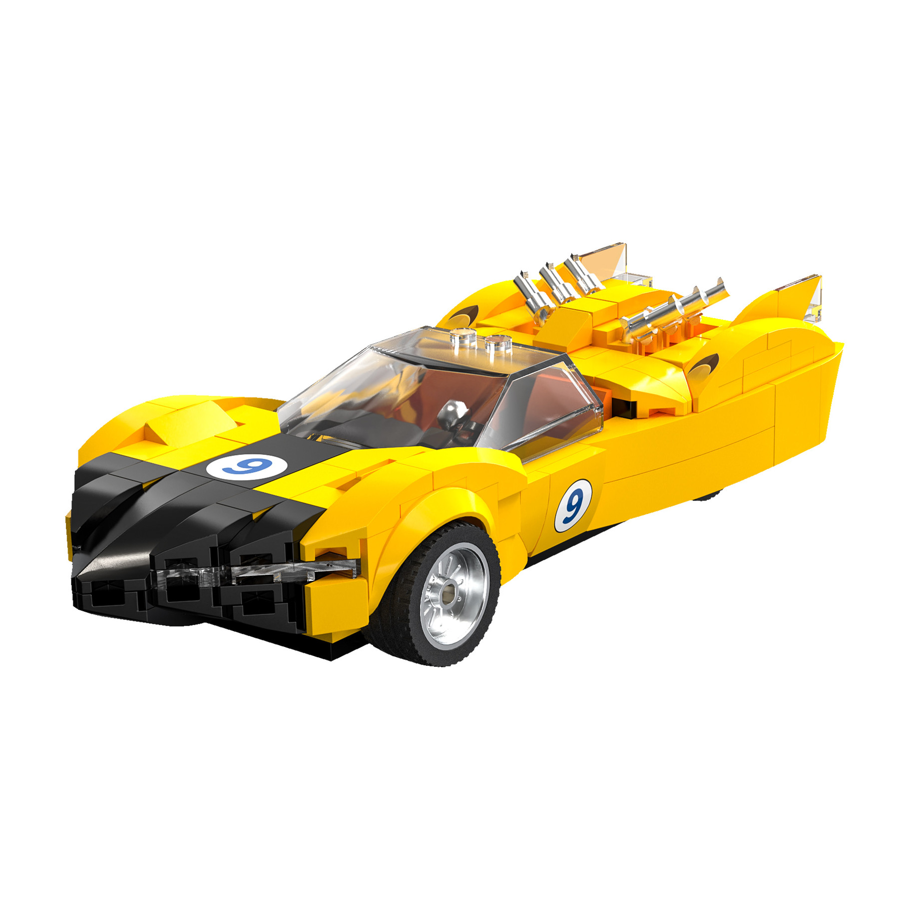 Speed Racer 1:24 Shooting Star Car - 250 pcs - Image 2