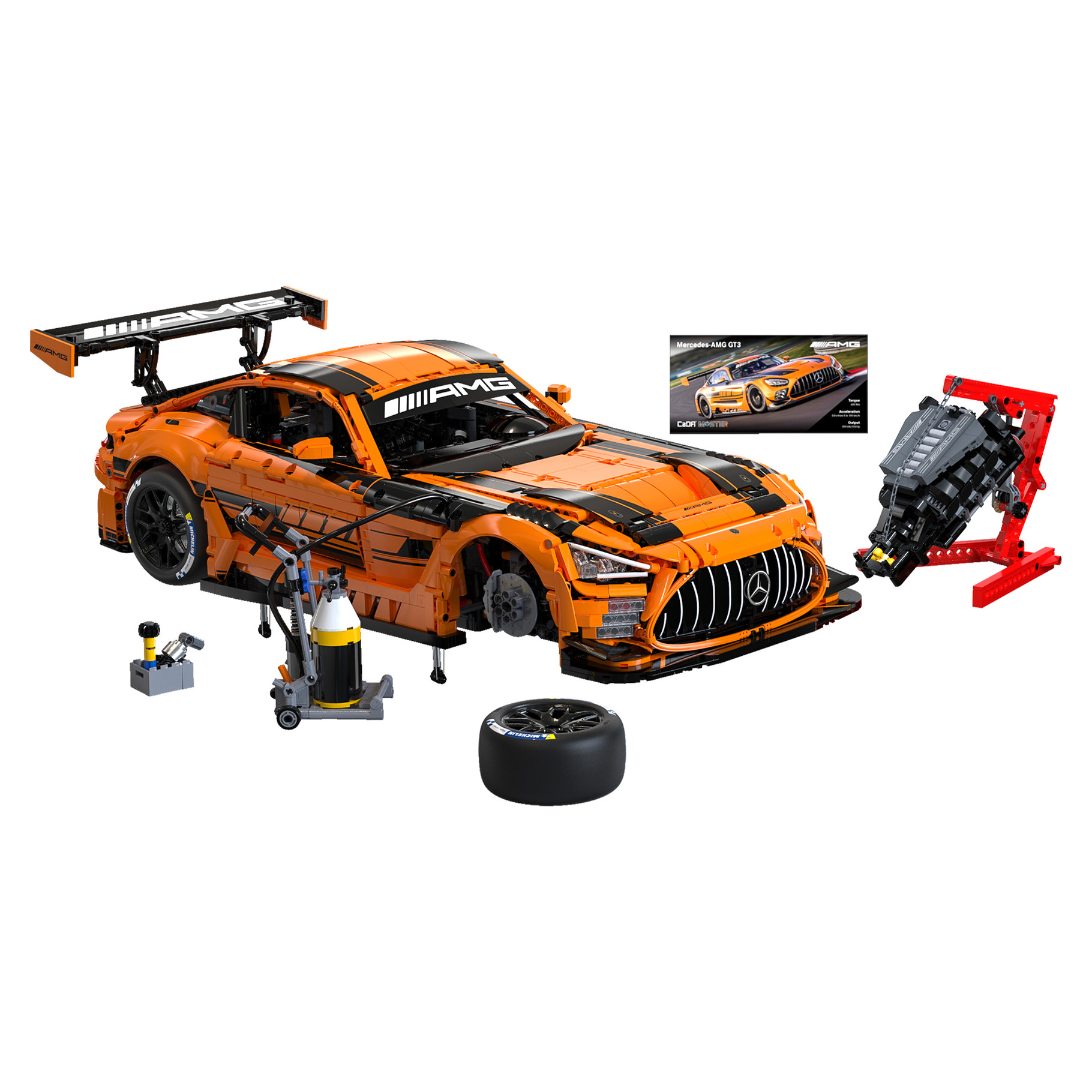 1:8 Mercedes-AMG GT3 - 5466 pcs - Image 3