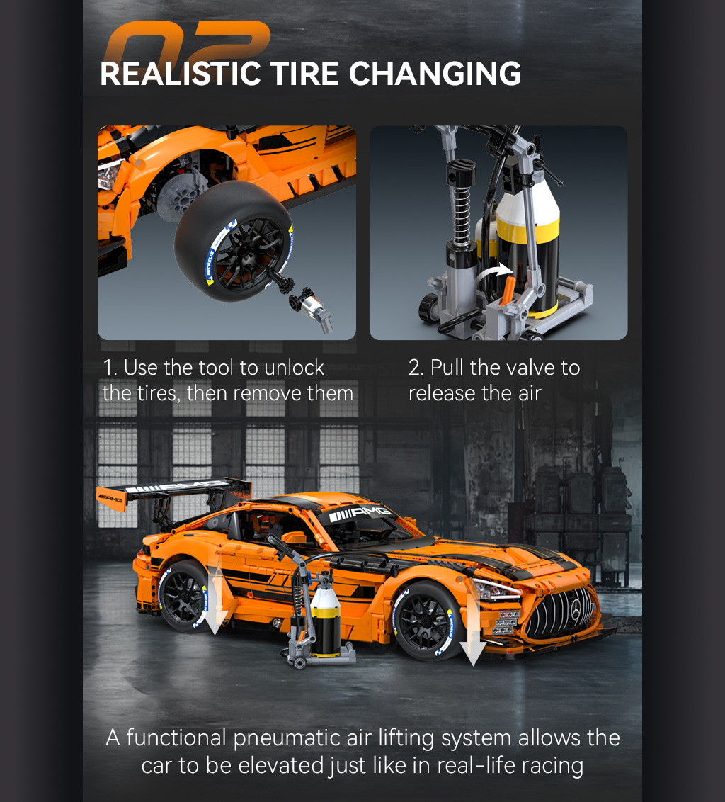 1:8 Mercedes-AMG GT3 - 5466 pcs - Image 12
