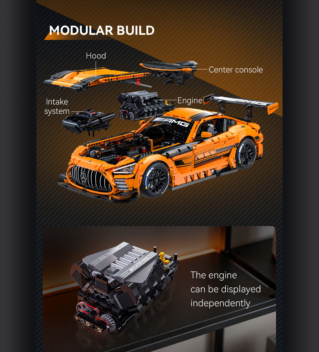 1:8 Mercedes-AMG GT3 - 5466 pcs - Image 15