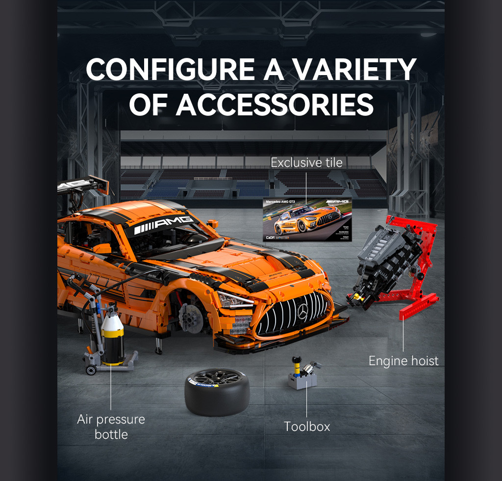 1:8 Mercedes-AMG GT3 - 5466 pcs - Image 22