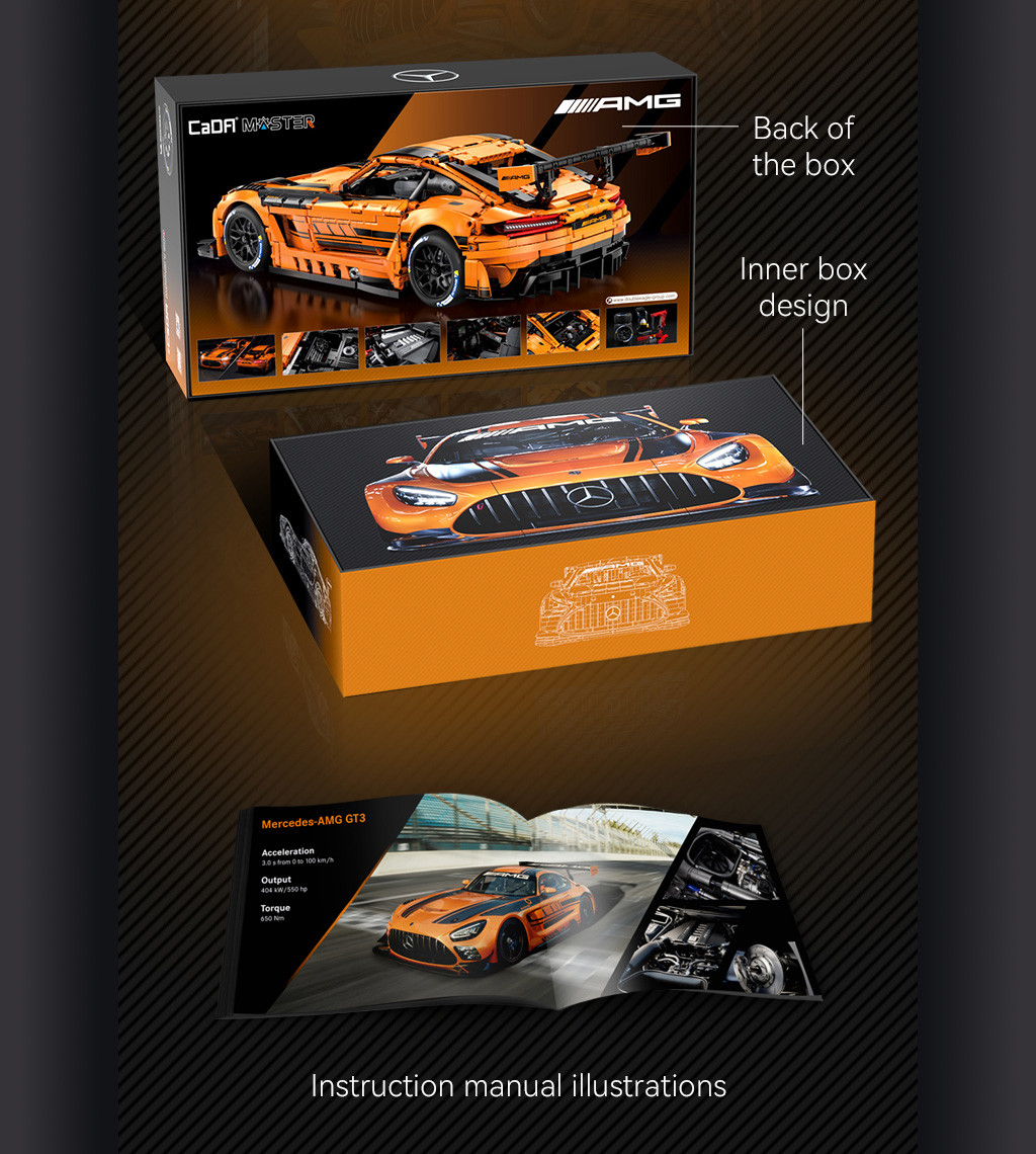 1:8 Mercedes-AMG GT3 - 5466 pcs - Image 23