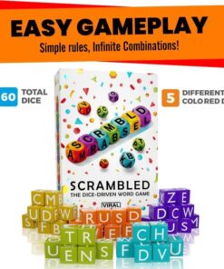 Alternative view of Scrambled Dice Word Game